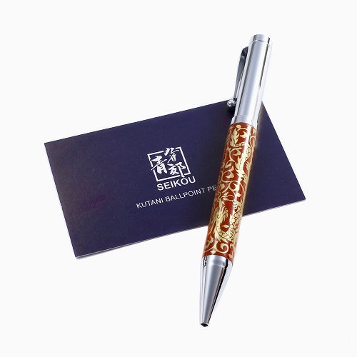 九谷焼 ボールペン <北陸伝統工芸> 金襴龍鳳凰 7109-SK23