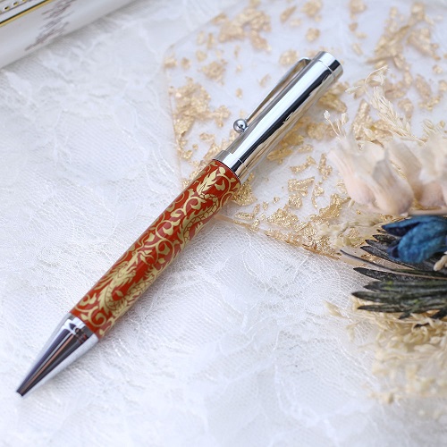 九谷焼 ボールペン <北陸伝統工芸> 金襴龍鳳凰 7109-SK23