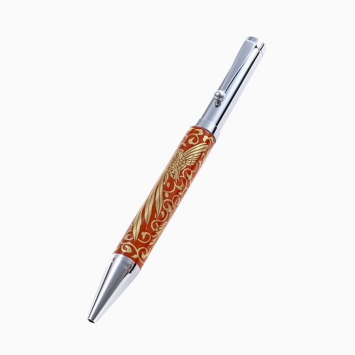 九谷焼 ボールペン <北陸伝統工芸> 金襴龍鳳凰 7109-SK23