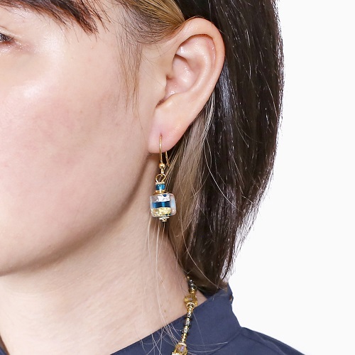イタリア製 <INES design> ダッディ・ピアス ブルー 7144-IN23