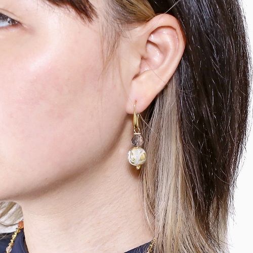イタリア製 <INES design> チェルシオ・ピアス グレー 7147-IN23
