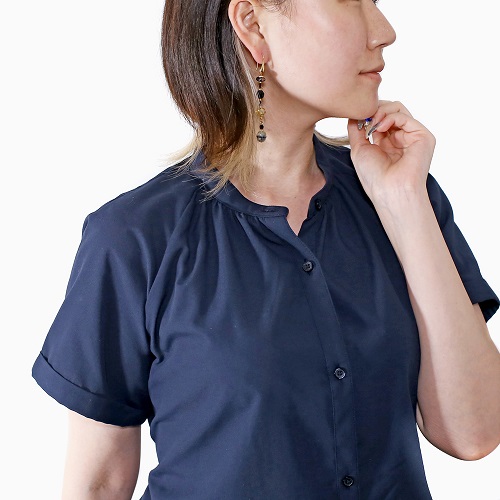 イタリア製 <INES design> ゴージャスシェイク・ピアス ブラック系 7149-IN23