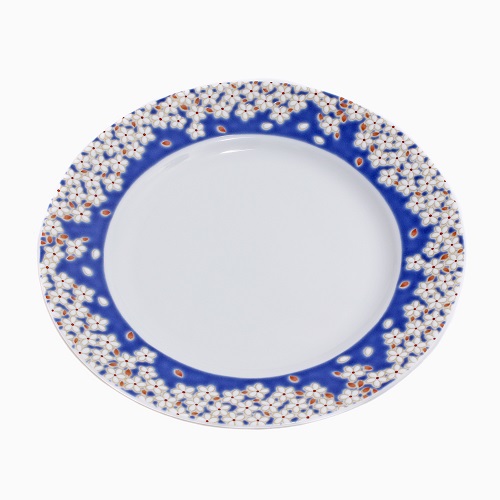 送料無料】日本製 九谷焼 久谷五彩 陶器 陶磁器 磁気 お皿 皿 プレート