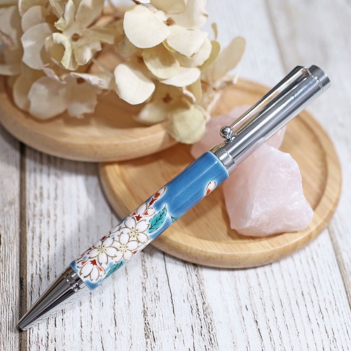 九谷焼 ボールペン（替え芯付き）北陸伝統工芸 桜  7225-SK24