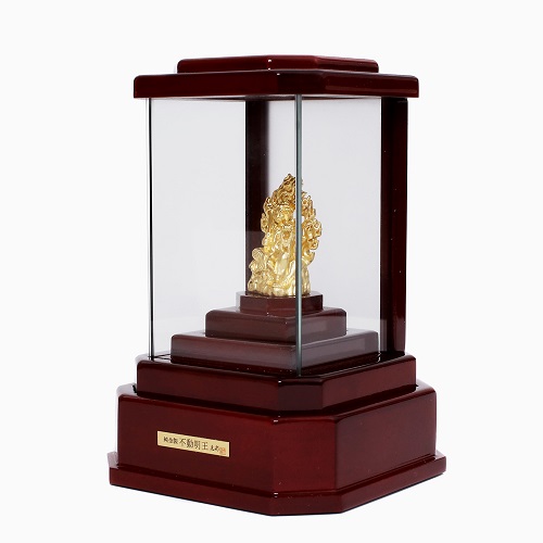 【受注生産】 純金 K24 不動明王像 検定刻印入り 7240-OG24