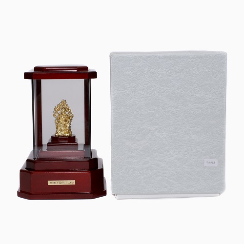 【受注生産】 純金 K24 不動明王像 検定刻印入り 7240-OG24