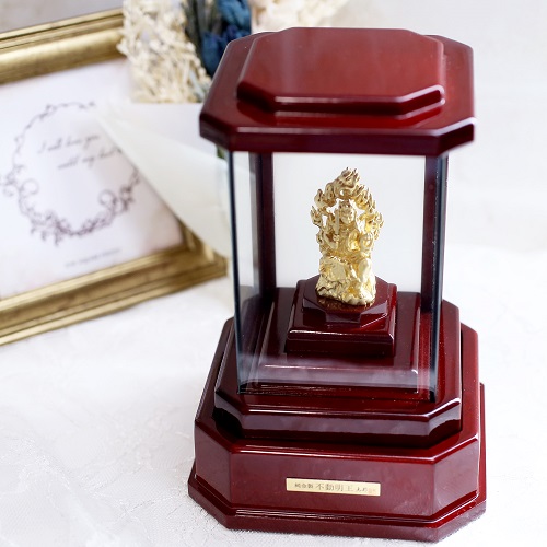 【受注生産】 純金 K24 不動明王像 検定刻印入り 7240-OG24