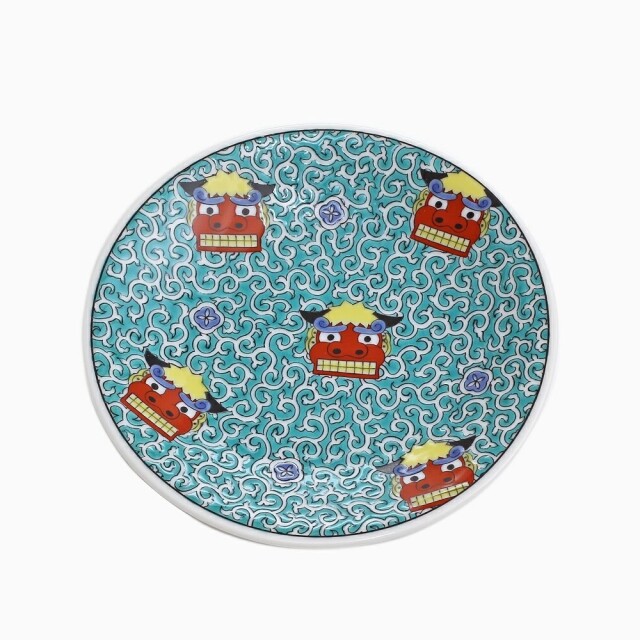 送料無料】日本製 九谷焼/久谷五彩 磁気/陶器/陶磁器 小皿/皿/お