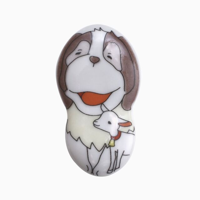 【送料別】九谷焼 アルプスの少女ハイジ/ハイジ/Haiji/Heidi 陶器/磁器/陶磁器 食器/和食器 色絵 箸/箸置き/箸置5個セット 食卓/食卓小物/雑貨/日用品 記念日/お祝い/結婚式 ギフト/プレゼント/贈り物 人気 かわいい/可愛い/お洒落/オシャレ プレゼント包装 7268-SK24