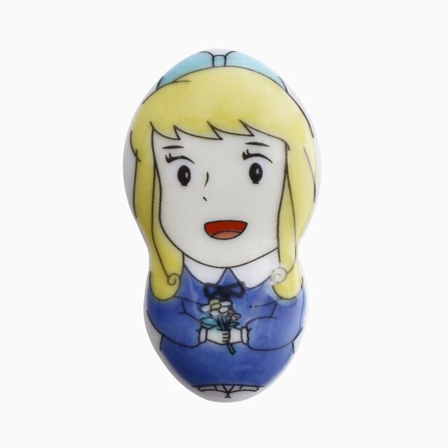 【送料別】九谷焼 アルプスの少女ハイジ/ハイジ/Haiji/Heidi 陶器/磁器/陶磁器 食器/和食器 色絵 箸/箸置き/箸置5個セット 食卓/食卓小物/雑貨/日用品 記念日/お祝い/結婚式 ギフト/プレゼント/贈り物 人気 かわいい/可愛い/お洒落/オシャレ プレゼント包装 7268-SK24