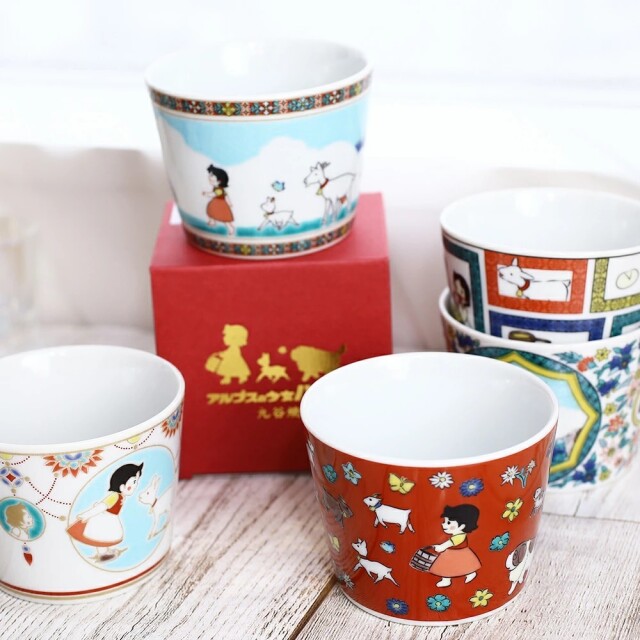 送料別】日本製 九谷焼 アルプスの少女ハイジ/ハイジ 陶器/食器/和食器