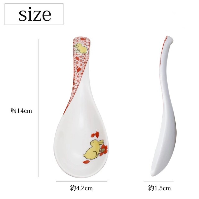 送料無料】日本製 九谷焼/久谷五彩/北陸伝統工芸/ れんげ/ 可愛い