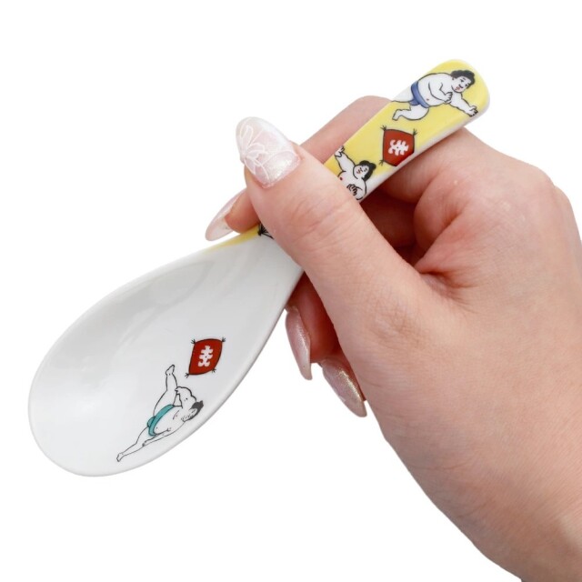 送料無料】日本製 九谷焼/久谷五彩/北陸伝統工芸/ れんげ/ 可愛い