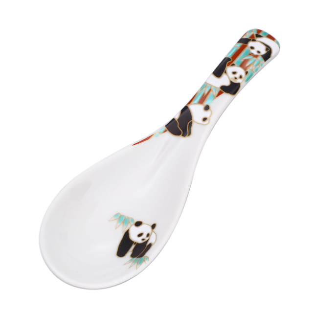 送料無料】日本製 九谷焼/久谷五彩/北陸伝統工芸/ れんげ/ 可愛い