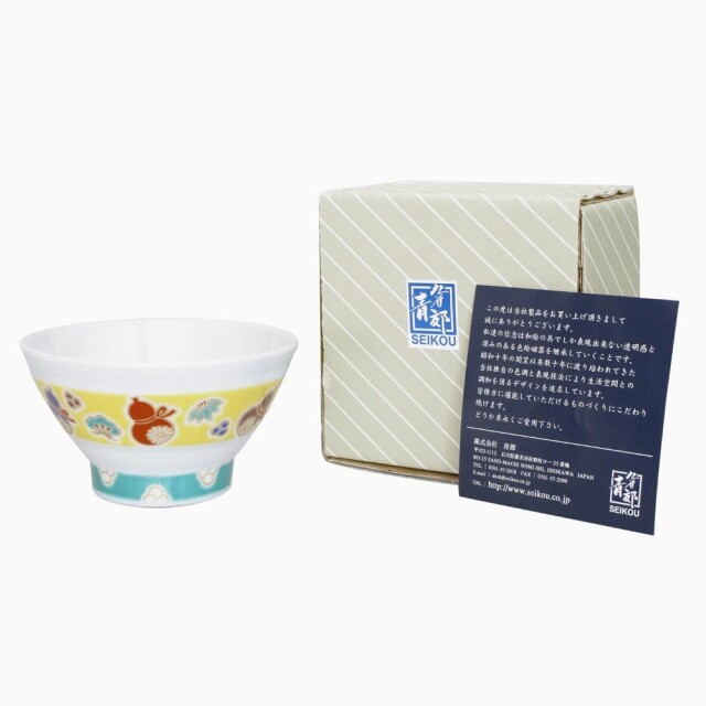 九谷焼 茶碗 デザイン 九谷焼九谷焼の湯冷ましと茶碗のセット鶴と松の