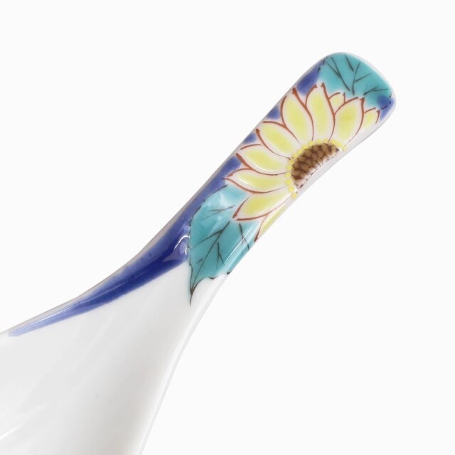 送料無料】日本製 九谷焼/久谷五彩/北陸伝統工芸/ れんげ/ 可愛い