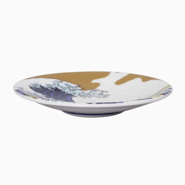 送料無料】日本製 九谷焼 久谷五彩 陶器 陶磁器 磁気 お皿 皿 小皿