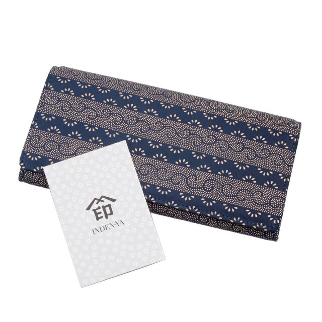 日本製 印伝/INDENYA/印傳屋 長財布/ロングウォレット/束入 メンズ