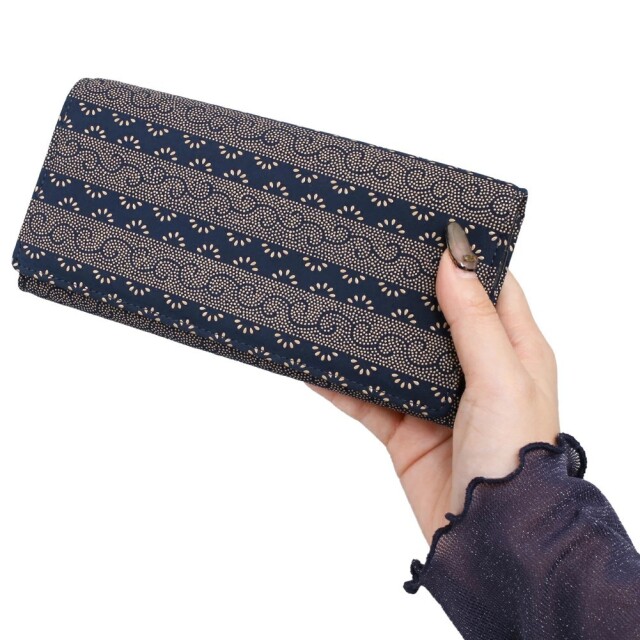 日本製 印伝/INDENYA/印傳屋 長財布/ロングウォレット/束入 メンズ