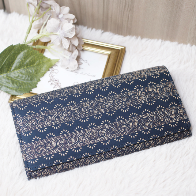 日本製 印伝/INDENYA/印傳屋 長財布/ロングウォレット/束入 メンズ