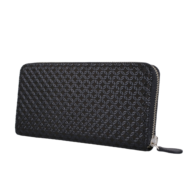 日本製 印伝/INDENYA/印傳屋 長財布/ロングウォレット/束入 メンズ/男性 輪繋ぎ コンパクト プレゼント/ギフト アイテム/ファッション雑貨 7465-IY25