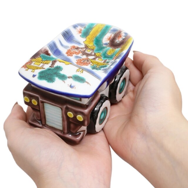 送料無料】日本製 九谷焼/北陸伝統工芸/工芸品 山水 こまつ/小松市 超