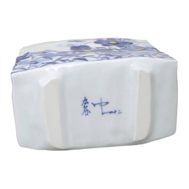 送料無料】日本製 九谷焼/北陸伝統工芸/工芸品 宮吉ゆみこ作 花瓶