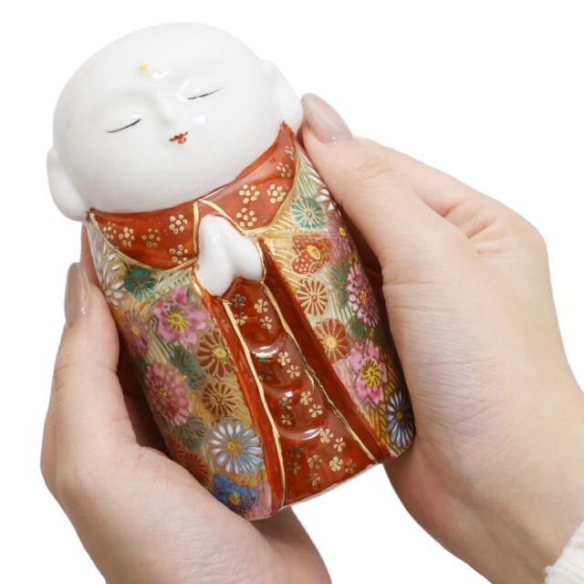 送料無料】日本製 九谷焼/北陸伝統工芸/工芸品 お地蔵様/お地蔵さん