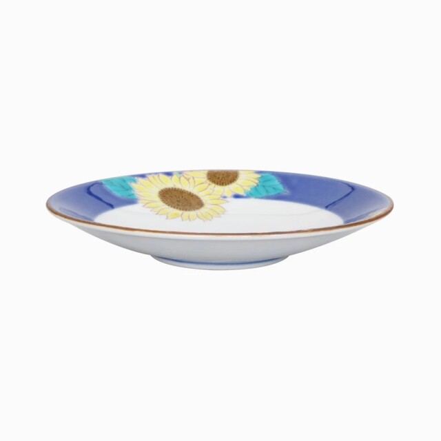 送料無料】日本製 九谷焼/九谷五彩/磁気/陶器/陶磁器 皿/お皿 4.6号皿