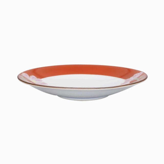 送料無料】日本製 九谷焼/九谷五彩/磁気/陶器/陶磁器 皿/お皿 4.6号皿