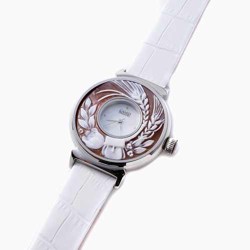 イタリア製 ディルーカー(diluca) CAMEO ITALIANO WATCH (ホワイト)7746-DL22