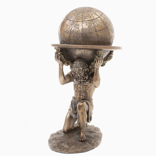 送料無料】【イタリア製】 アトラス/ATRAS ギリシャ神話/神 地球/earth  