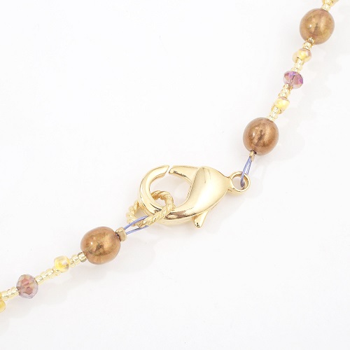 イタリア製 ベネリアンガラス ネックレス <INES design>マロブロ・バリーレ・ネックレス 7837-IN20