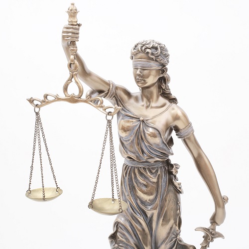 イタリア製 ＜Lady Justice＞正義の女神 ブロンズ像 7851-FG20