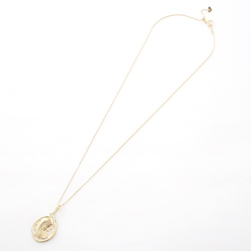 スペイン製 9金　ペンダント 18金 スライド式ベネチアンチェーン ダイヤモンド 7861-CV20