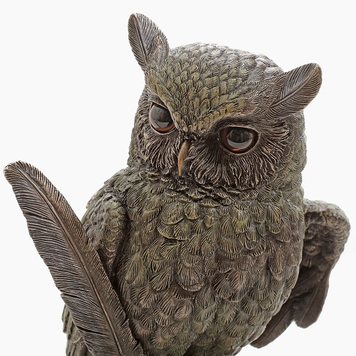 イタリア製 WISE OWL フクロウ像（賢者の梟像） 7894-FG20