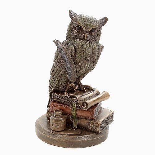 イタリア製 WISE OWL フクロウ像（賢者の梟像） 7894-FG20