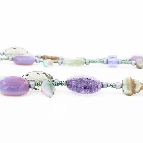 イタリア製 アヴェ・カプリース ベネチアンガラス ネックレス ドゥプリカーテ・ネックレス 7917-AV20