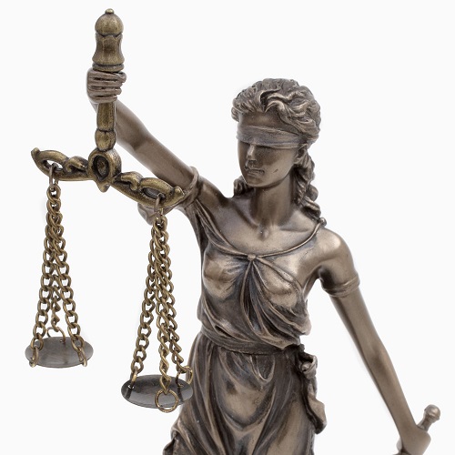 イタリア製 正義の女神像(LADY JUSTICE)　7930-FG19