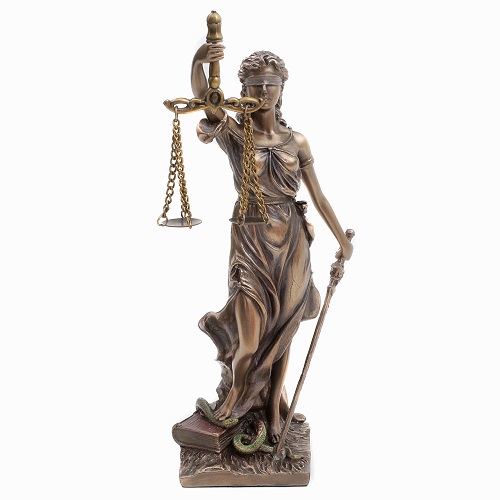 イタリア製 正義の女神像(LADY JUSTICE)　7930-FG19