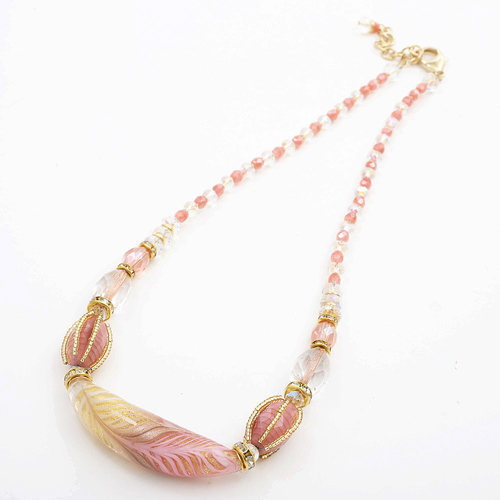 天使　ベネチアングラス　ネックレス　置物　インテリア　工芸品　美術品　A1194 天使 ベネチアングラス ネックレス 置物 インテリア 工芸品 美術