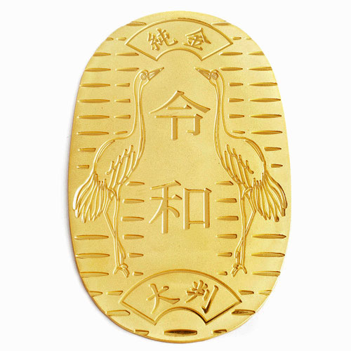 【徳力本店】純金 大判 K24 100ｇ 令和 鶴 7991-TH19
