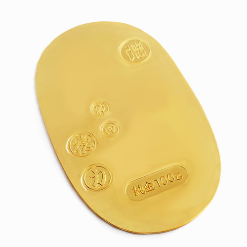 【徳力本店】純金 大判 K24 100ｇ 令和 鶴 7991-TH19