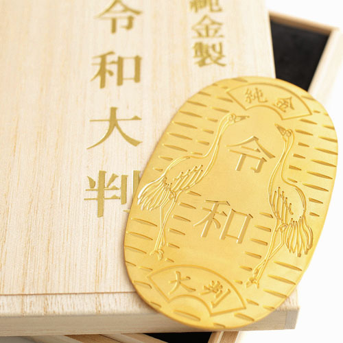 【徳力本店】純金 大判 K24 100ｇ 令和 鶴 7991-TH19
