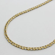 K18 　750刻印 ネックレス 　さざなみ　小波 切子 波形デザイン 18金 K18 ネックレス チェーン 切子 小波（さざなみ）和風 駒物