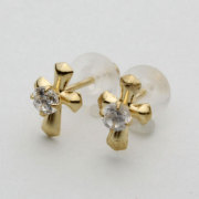 Pt900 プラチナ ダイヤモンド 0.05/0.05ct チェーン ピアス 日本製】プラチナ /Pt900 アメリカンピアス/チェーンピアス