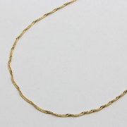 18金 ネックレス スクリュー チェーン 42cm 0.8ｇ　0520-NG08
