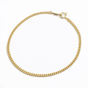 【送料無料】【日本製】18金/K18 ブレスレット 2面カット キヘイ/喜平 18cm 3.2g　0574-NG08