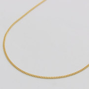 18金 ネックレス 2面カット 喜平 チェーン 50cm 3.8ｇ 造幣局検定 Ｋ18 刻印　1284-NG10