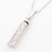 ドイツ製 MERZ ペンダント　カロート 手彫調コート・ピラー・フラワー　1392-PS10